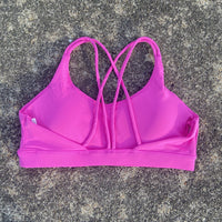 Solid Color Nude Feel High Strength Workout Bra Outdoor