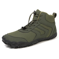 Men's Casual Cotton-padded Shoes High-top With Velvet Warm Snow Boots
