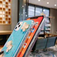 Butterfly Glitter Epoxy Phone Transparent Soft Shell Can Be Customized