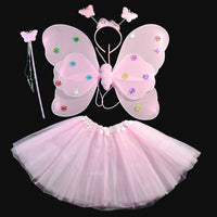 Activity Stage Performance Children's Toys Cos Angel Butterfly Wings Skirt Fairy Stick Suit