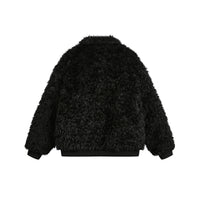 High-grade Plush Cotton Padded Thickened Lapel Cotton-padded Jacket Couple Coat