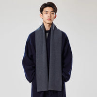 Solid-color Versatile Knitted Wool Scarf