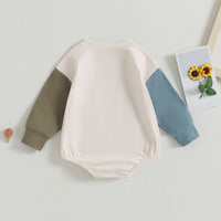 Baby Long Sleeved Round Neck Jumpsuit