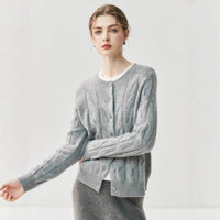 Ribbed Sweater With A Crew Necksoft