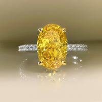 Fashionable Personality Gold-plated Female Diamond Ring