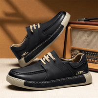 New Leather Men's Business Casual Shoes British Slip-on