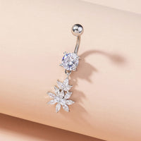 Creative Zircon Umbilical Button Umbilical Ring Puncture