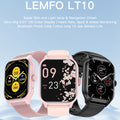 Multifunctional Bluetooth Calling Heart Rate Blood Pressure Sleep Monitoring Sports Health LT10 Smart Watch