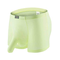 Men's Breathable Ice Silk Separation Solid Color Separation Boxer Briefs