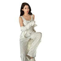 New Lacy, Pure And Seductive Style Loungewear Set