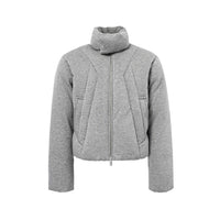 American-style Retro Stand-up Collar Padded Down Jacket
