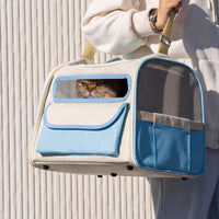 See Through Breathable Large Capacity Out Portable Pet Bag Foldable
