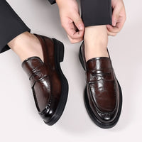 Men's All-match Breathable British Casual Leather Shoes
