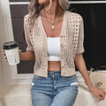 Women's Knitted Sexy Cutout Cardigan Jacket