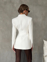 White Lapel Blazers