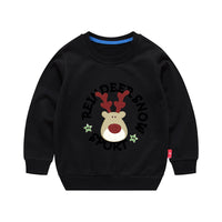 Children's Sweater Korean Style Sweatshirt Boys' Round Neck
