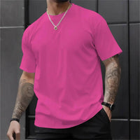 3D Digital Printing Printed Loose Short Sleeve Round Neck T-shirt