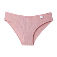 Women's Cotton Underwear Mid Waist Traceless