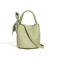 Genuine Leather Advanced Texture Bucket Bags Women