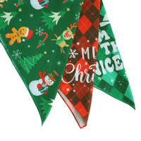 Pet Christmas Triangular Binder Dog Saliva Towel