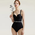 Fashionable And Lovely Solid Color Cover Belly To Show Thin Siamese