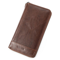Top Layer Cowhide Men's Wallet Large Capacity Multifunctional