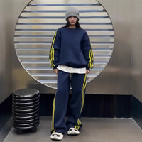Womens Thickened AutumnWinter Hoodie And Casual Two-Piece Sports Set