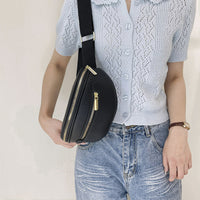 Retro Solid-Color Minimalist Womens Shoulder Bag