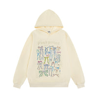 Bow Graffiti Printing Sweater For Men
