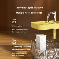 Cat Water Fountain Automatic Circulation Flow Water Fountain Kitten Drinking Water Apparatus