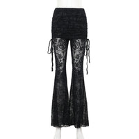 Hot Girl All-match Cross Flocking Culottes For Women