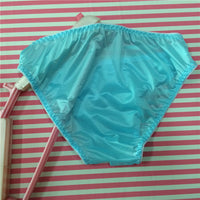 Smooth And Glossy Solid Color Non Tight Triangular Underwear