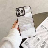 Ins Wind White Flower Astronaut Mobile Phone Case