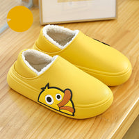 Cartoon Cute Bear Wearing Household Cotton Shoes Indoor And Outdoor
