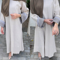 Dubai Middle East Turkey Dubai Stitching Series Elegant Dress