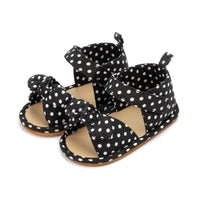 Dot Bow Rubber Sole Toddler Shoes
