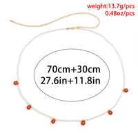 Holiday Style Single Layer Daisy Woven Waist Chain