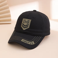 Unisex Camouflage Baseball Cap, Embroidered Casual Duckbill Hat, Four-Season Sun Protection, Versatile Outdoor Accessory