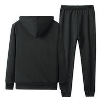 Men's Hooded Thickened Lambswool Suit