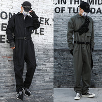 Men's Loose Retro Overalls Jumpsuit
