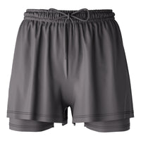 Men's 2-in-1 Breathable Loose Quick Drying Swimming Trunks Swimming Shorts Swimming Pants Flat Corner Pants Beach Pants Hot Spring Swimming Equipment