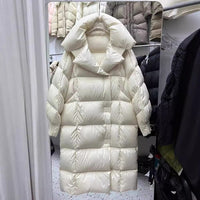 Women's Winter New Simple Fashion Thick Loose Knee-length Coat