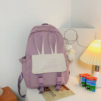 Cute Soft Girl  Backpack Elementary School