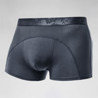 Men's Underwear Ice Silk Mesh Boxers Sports Boxer Shorts
