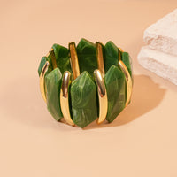 Irregular Acrylic Diamond-Shaped Stretch Bracelet From Europe And The US