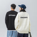 Men's New Back Letter Embroidered Sweater
