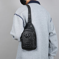 New Mens Fashionable Chest Bag Business Commute Crossbody Style