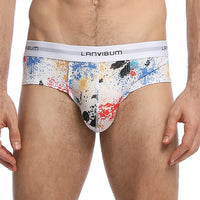 Men Low Waist Triangle Printed Shorts