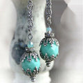 Retro Wrapped Turquoise Earrings For Women