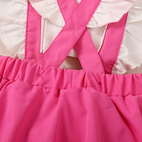 Summer Sleeveless Vest Letter Printing Siamese Split Skirt